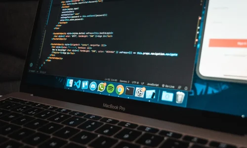 custom coded website at informan