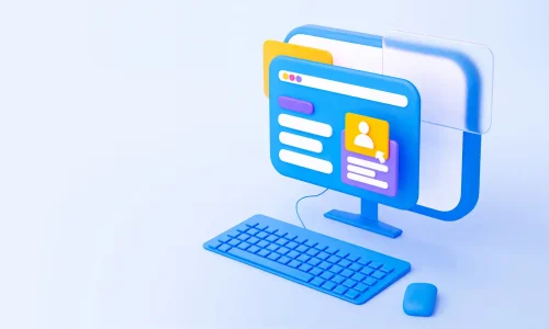 landing page website at informan